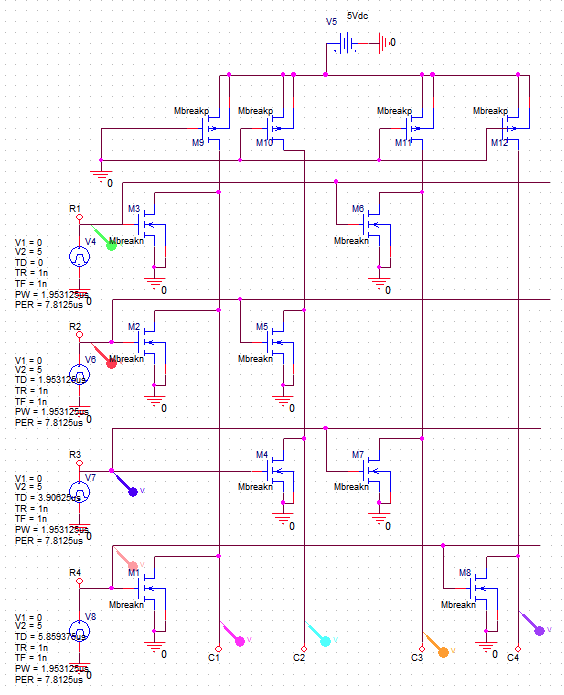 NOR ROM ARRAY